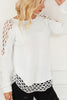 Scoop Neck Hollow Out Sweater