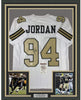 Framed Autographed/Signed Cameron Cam Jordan 35x39 New Orleans Color Rush Football Jersey JSA COA by Hall of Fame Sports Memorabilia