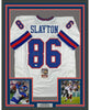 Framed Autographed/Signed Darius Slayton 35x39 New York Color Rush Football Jersey JSA COA