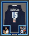 Framed Autographed/Signed Ryan Arcidiacono 35x39 Villanova Blue College Basketball Jersey JSA COA