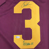 Framed Autographed/Signed Carson Palmer Heisman 02 35x39 USC Southen Cal Maroon College Football Jersey Beckett BAS COA