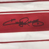 Framed Autographed/Signed Jimmy Rollins 35x39 Philadelphia Pinstripe Baseball Jersey Beckett BAS COA