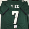 Autographed/Signed Michael Mike Vick Philadelphia Green Football Jersey PSA/DNA COA