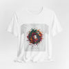 Abstract Floral Swirl Tee | Painterly Brushstroke Apparel, Artsy Graphic Design by Tristan’s Treehouse