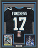 Framed Autographed/Signed Devin Funchess 35x39 Carolina Black Football Jersey JSA COA