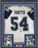 Framed Autographed/Signed Jaylon Smith 35x39 Dallas Color Rush Football Jersey PSA/DNA COA