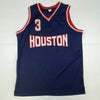 Autographed/Signed Steve Francis Houston Blue Basketball Jersey JSA COA by Hall of Fame Sports Memorabilia
