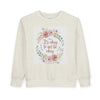 Toddler Sweatshirt — "It's Okay to Not Be Okay" Floral Comfort Crewneck by Tristan’s Treehouse