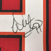 Framed Autographed/Signed Warren Sapp 35x39 Tampa Bay Red Football Jersey JSA COA