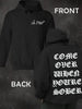 Black Lil Peep "Come Over When You're Sober" Hoodie by Dog Mom Hat