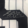 Autographed/Signed Luke Voit New York Pinstripe Baseball Jersey Beckett BAS COA
