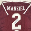 Autographed/Signed Johnny Manziel Texas A&M Maroon College Football Jersey JSA COA by Hall of Fame Sports Memorabilia