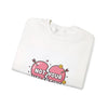 Not Your Valentine Crewneck Sweatshirt | ironic valentines, sarcastic hearts by Tristan’s Treehouse