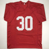 Autographed/Signed Mike Rozier Heisman 1983 Nebraska Red College Football Jersey JSA COA