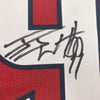 Framed Autographed/Signed J.J. JJ Watt 35x39 Houston Red Football Jersey JSA COA