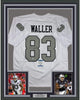 Framed Autographed/Signed Darren Waller 35x39 Las Vegas Oakland Color Rush Football Jersey Beckett BAS COA