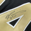 Autographed/Signed Ricky Williams New Orleans Black Football Jersey Beckett BAS COA