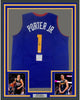 Framed Autographed/Signed Michael Porter Jr. 35x39 Denver Royal Blue Basketball Jersey PSA/DNA COA