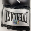 Autographed/Signed Mike Tyson Imperfect Black Everlast Boxing Glove Athlete Hologram COA
