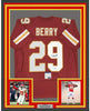 Framed Autographed/Signed Eric Berry 35x39 Kansas City Red Football Jersey PSA/DNA COA