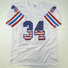 Autographed/Signed Earl Campbell Houston White USA Football Jersey Beckett BAS COA