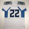 Autographed/Signed Derrick Henry Tennessee White Football Jersey JSA COA