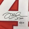 Autographed/Signed Mike Alstott Tampa Bay Retro Orange Football Jersey JSA COA