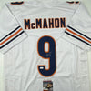 Autographed/Signed Jim McMahon Chicago White Football Jersey JSA COA by Hall of Fame Sports Memorabilia