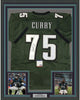 Framed Autographed/Signed Vinny Curry 35x39 Philadelphia Green Football Jersey PSA/DNA COA