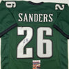 Autographed/Signed Miles Sanders Philadelphia Green Football Jersey JSA COA