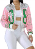 Alpha Kappa Alpha Sorority AKA 1908 Sequin Jacket by T-Shirt Crazed