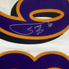 Autographed/Signed Tony Siragusa Baltimore White Football Jersey JSA COA