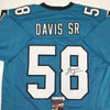 Autographed/Signed Thomas Davis Sr. Carolina Blue Football Jersey JSA COA