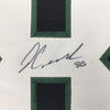 Framed Autographed/Signed Jamison Crowder 35x39 New York Black Football Jersey JSA COA