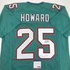 Autographed/Signed Xavien Howard Miami Teal Football Jersey PSA/DNA COA