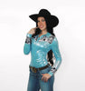 Marvel-ous Metallic Pearl Snap Rodeo Shirt by Neon Spur
