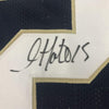 Framed Autographed/Signed Golden Tate 35x39 Notre Dame Blue College Football Jersey Beckett BAS COA