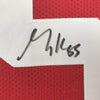 Framed Autographed/Signed George Kittle 35x39 San Francisco Red Football Jersey JSA COA