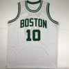 Autographed/Signed Jo Jo JoJo White Boston White Basketball Jersey JSA COA