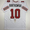 Autographed/Signed Steve Bartkowski Atlanta White Football Jersey JSA COA