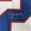 Autographed/Signed Jim Kelly Buffalo White Football Jersey JSA COA