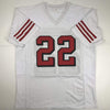 Autographed/Signed Matt Breida San Francisco White Football Jersey JSA COA