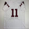 Autographed/Signed Matt Leinart 04 Heisman USC Southen Cal White College Football Jersey JSA COA by Hall of Fame Sports Memorabilia
