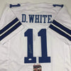 Autographed/Signed Danny White Dallas White Football Jersey JSA COA by Hall of Fame Sports Memorabilia
