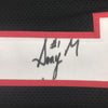 Framed Autographed/Signed Sony Michel 35x39 Georgia Black College Football Jersey JSA COA