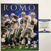 Autographed/Signed Tony Romo Dallas Cowboys 8x10 Football Photo Beckett BAS COA