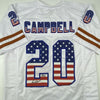 Autographed/Signed Earl Campbell Texas USA White Football Jersey Beckett BAS COA