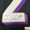 Autographed/Signed Jimmy Smith Baltimore Black Football Jersey JSA COA