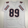 Autographed/Signed Mike Ditka Chicago White Football Jersey JSA COA