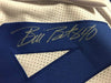Framed Autographed/Signed Bill Bates 35x39 Dallas Cowboys White Football Jersey JSA COA by Hall of Fame Sports Memorabilia